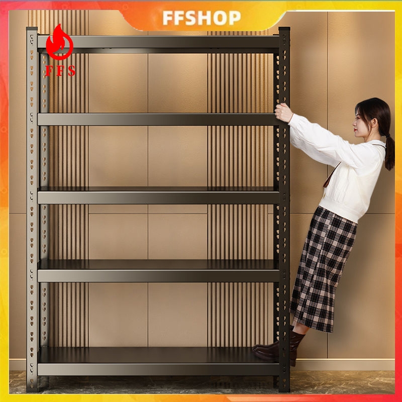 【FFS】(Load 600 KG) 6 / 5 Tiers Metal Rack Steel Rack Metal Shelf Rack ...