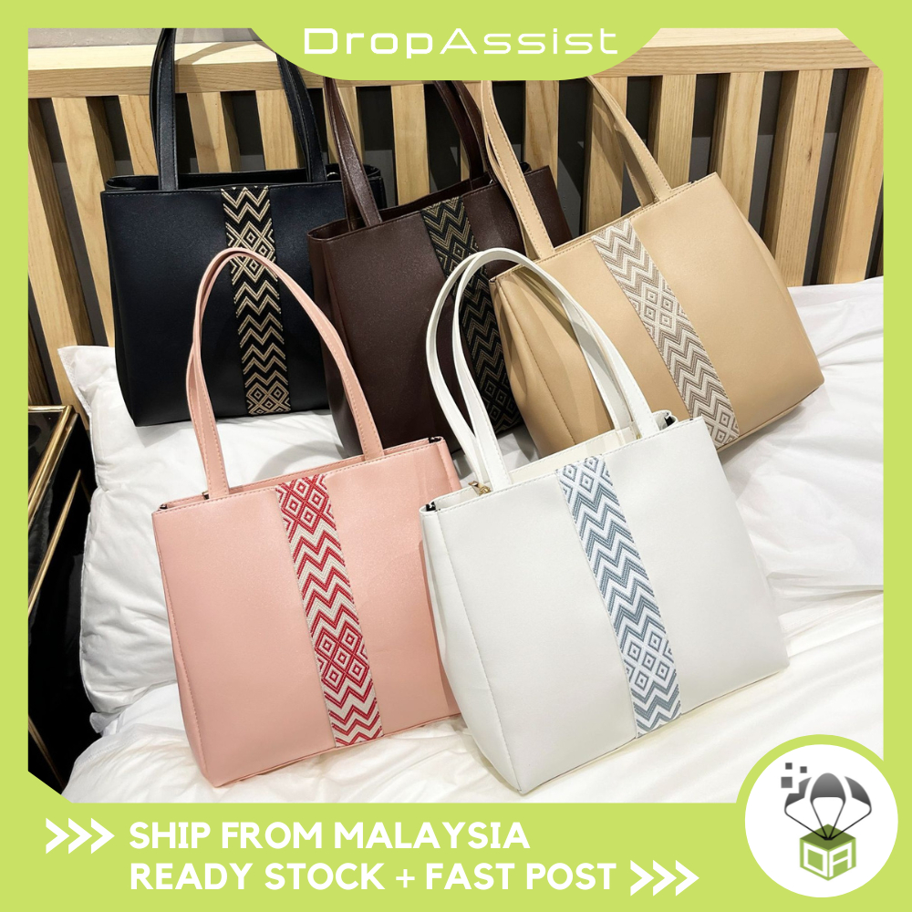 DROPASSIST 2116 Woman Big Capacity Shoulder Tote Bag Handbag Beg ...