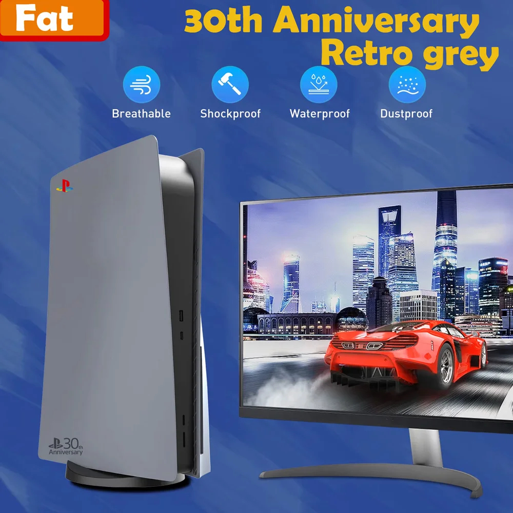 Limited 30th Anniversary for PS5 Fat Faceplate Vinyl Logo Sticker ...