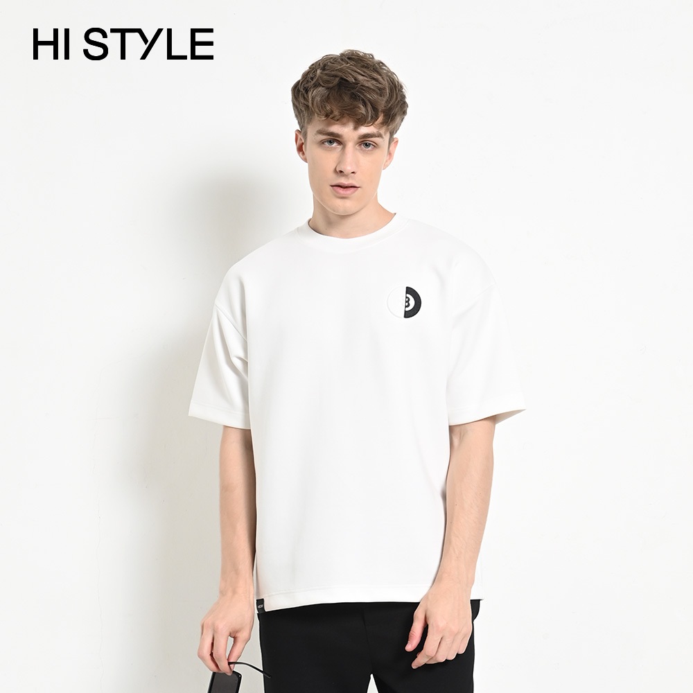 HI STYLE Men Oversized Fashion Short Sleeve T-Shirt - White - HSA510028 ...