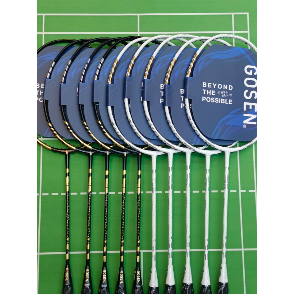 GOSEN BADMINTON RACKET GD 2000 S1 /K1 - FREE STRING FREE GRIP (UNSTRUNG ...