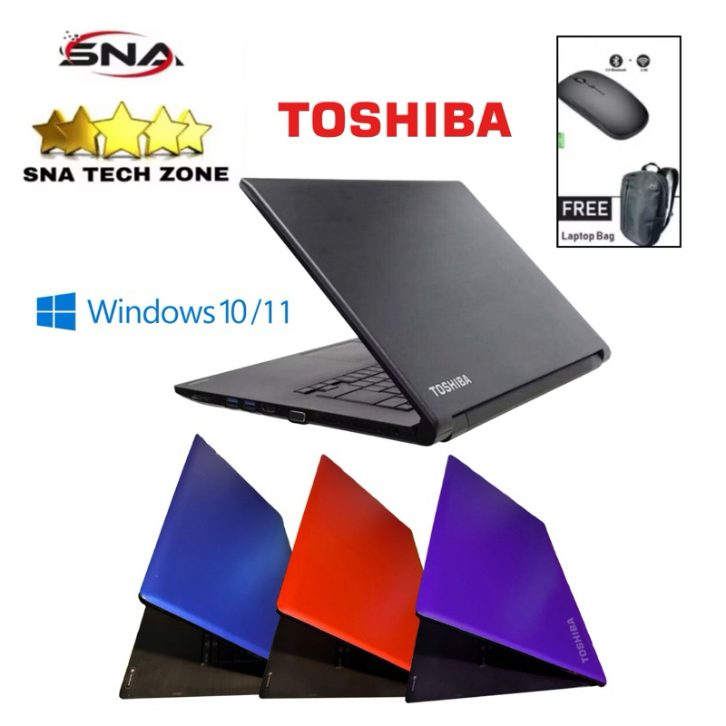 TOSHIBA/ DYNABOOK- i5-6TH GEN / 8GB RAM 256 Gb/128GB/ INTEL HG GPU