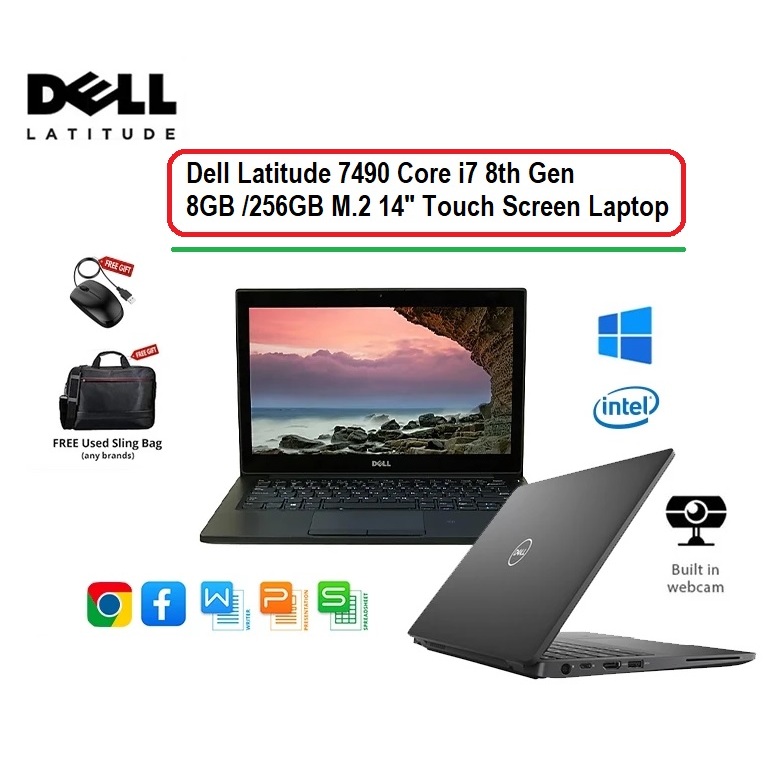 Dell Latitude 7490 Touch Screen laptop | Shopee Malaysia