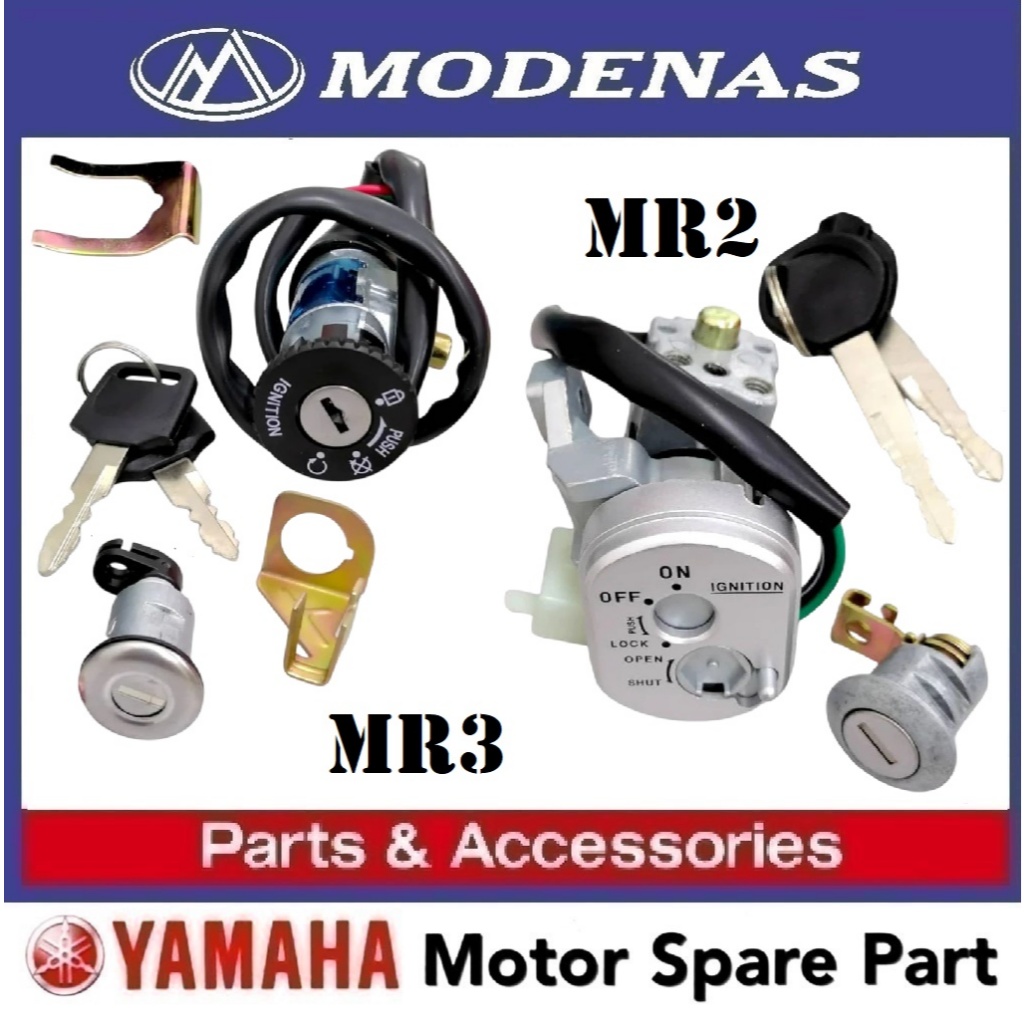 MODENAS MR2 / MR3 MAIN SWITCH SET 0 COMP KUNCI MAINSWITCH SET COMPLETE ...
