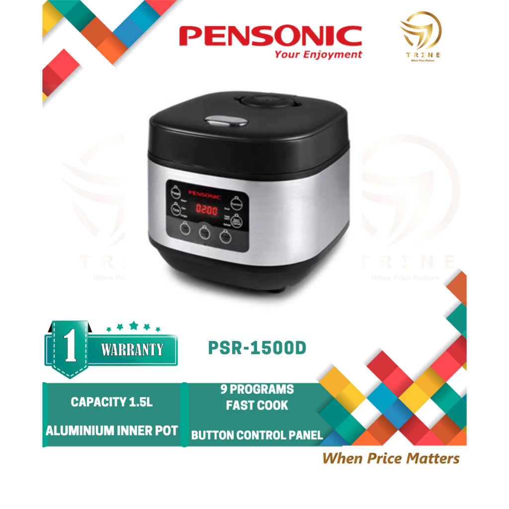 PENSONIC DIGITAL RICE COOKER 1.5L PSR-1500D | Shopee Malaysia