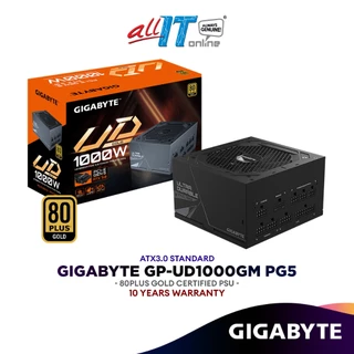 GIGABYTE UD1000GM PG5 (1000W) Fully Modular ATX3.0 Power Supply (PSU) | 80PLUS GOLD
