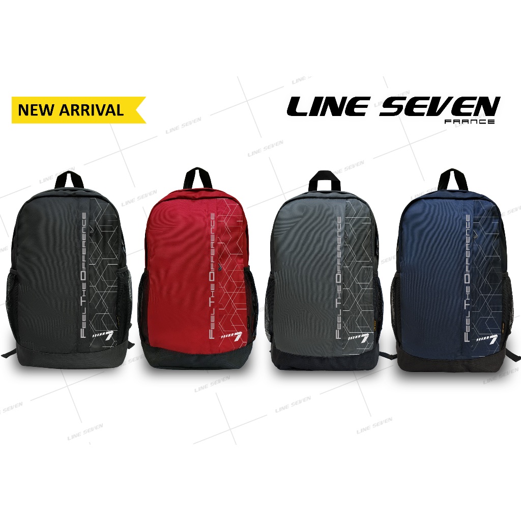 LINE 7/ LINE SEVEN/ BACKPACK/ SCHOOL BAG/ CASUAL BACKPACK | Shopee Malaysia