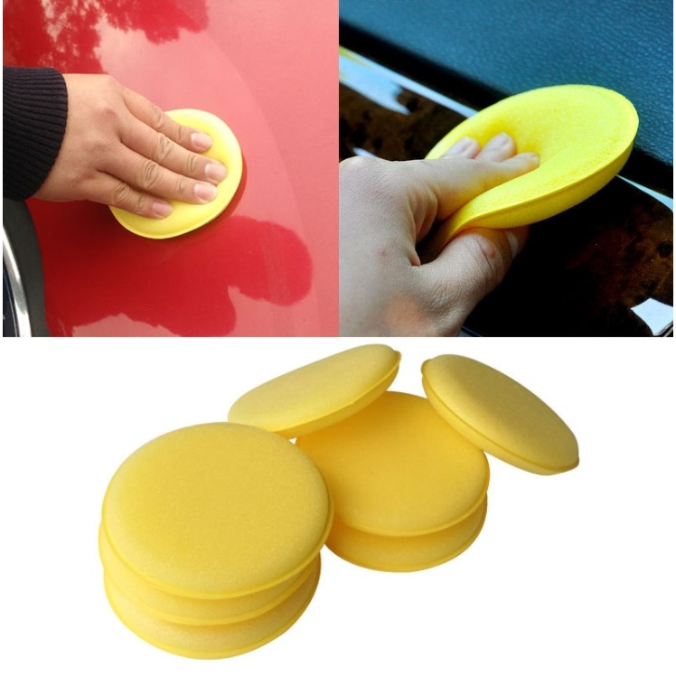 MKR 1 Keping Span Kuning Lembut Cuci Kereta Tangan Sponge Waxing Auto ...