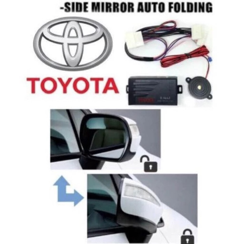 TOYOTA Auto Side Mirror Fold Module + Buzzle (UNIVERSAL) | Shopee Malaysia