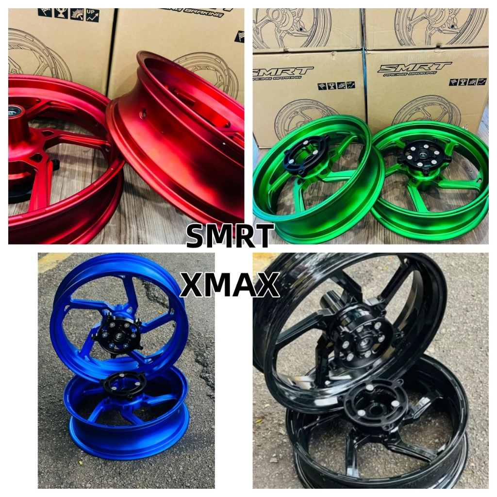 RAPIDO SMRT BRAND NEW DESIGN 5 LEG 5 BATANG KAKI XMAX CNC CASTING RIM ...