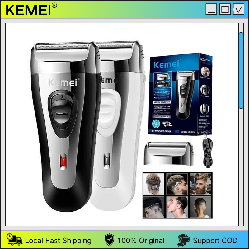 KEMEI ELECTRIC SHAVER KM-9038 Waterproof Reciprocating Cordless Razor ...