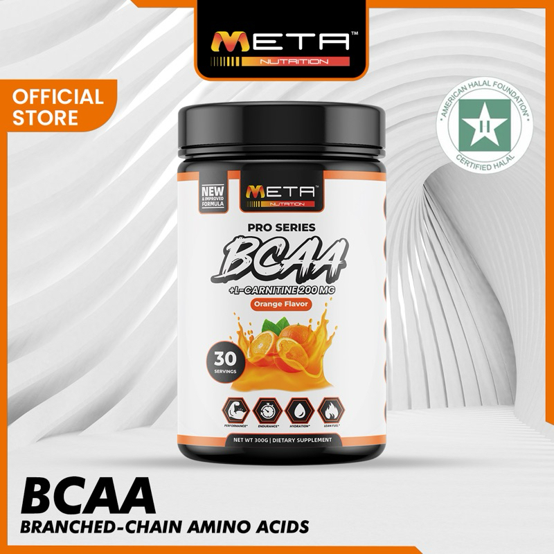 BCAA + LCARNITINE 200mg Zero Sugar BY META NUTRITION