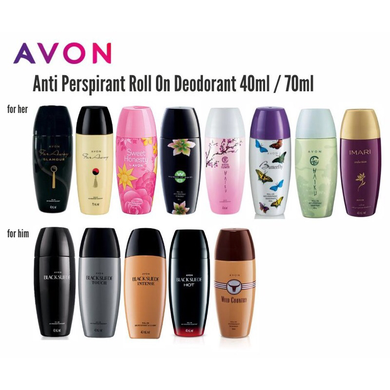 AVON ROLL-ON DEODORANT / ANTI PERSPIRANT DEODORANT | Shopee Malaysia