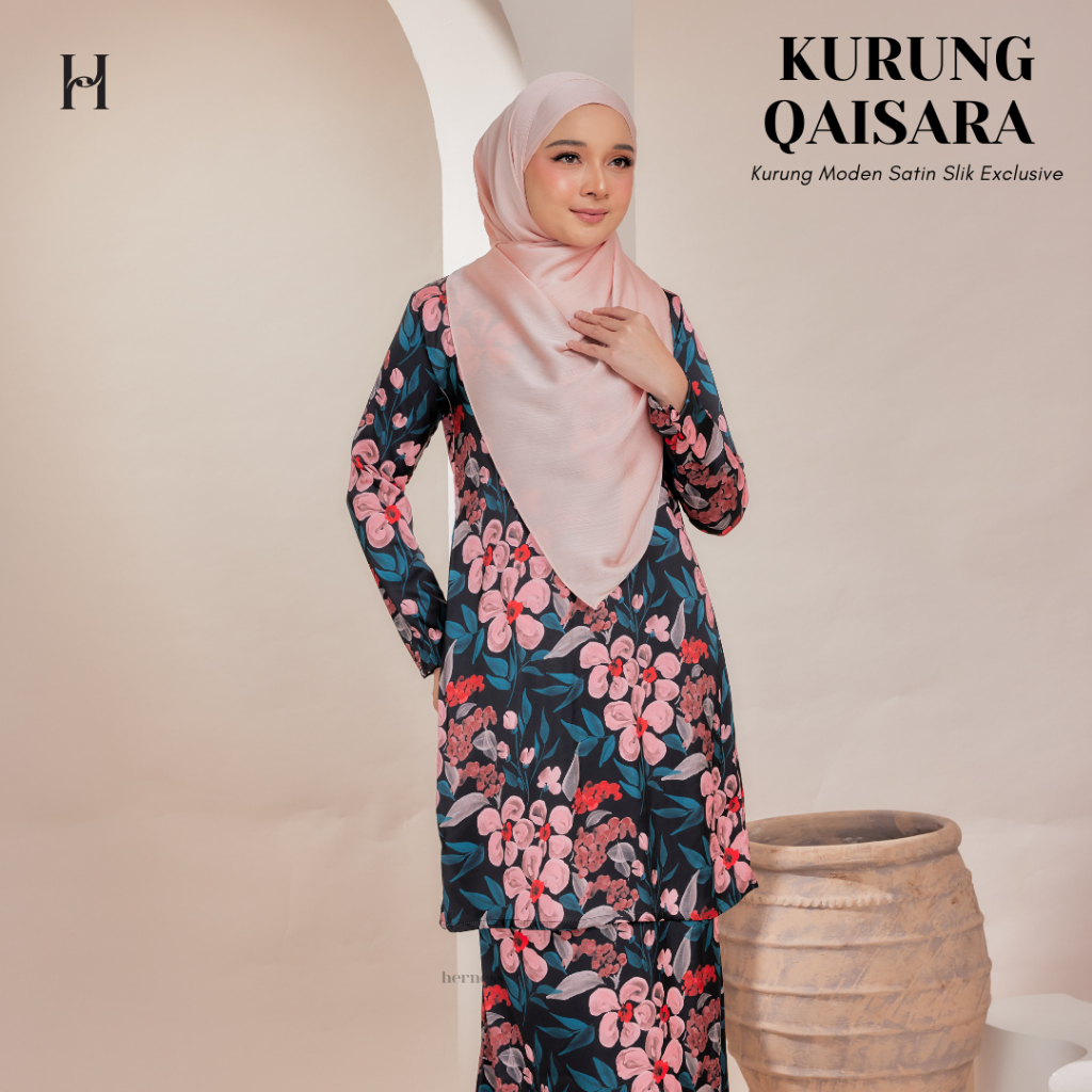 HERNES BAJU KURUNG MODEN QAISARA BAJU RAYA 2025 BAJU KURUNG MODEN ...