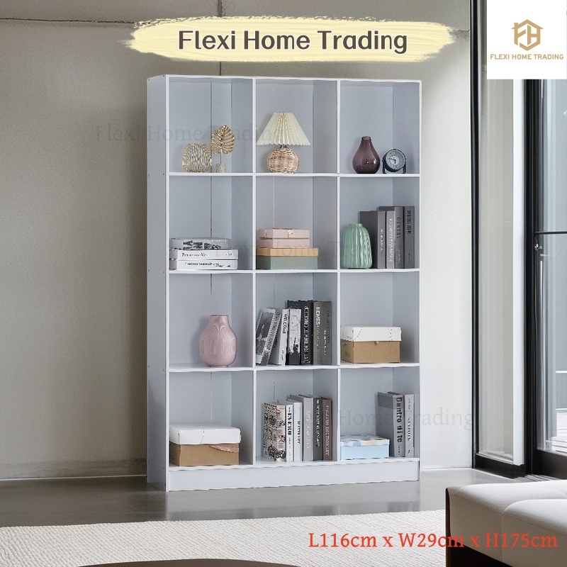 8 box 12 box File Cabinet Box Book Shelf Book Rack Rak Buku Cabinet ...