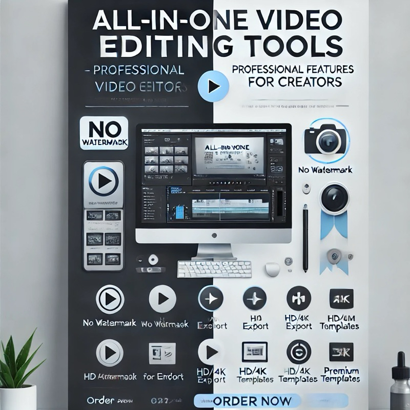 All-in-One Video Editing Tools – Advanced Features Access (Digital ...