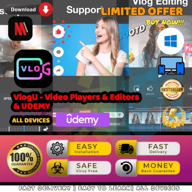 Udemy or VlogU (Video Players & Editors) - Udemy Artificial ...