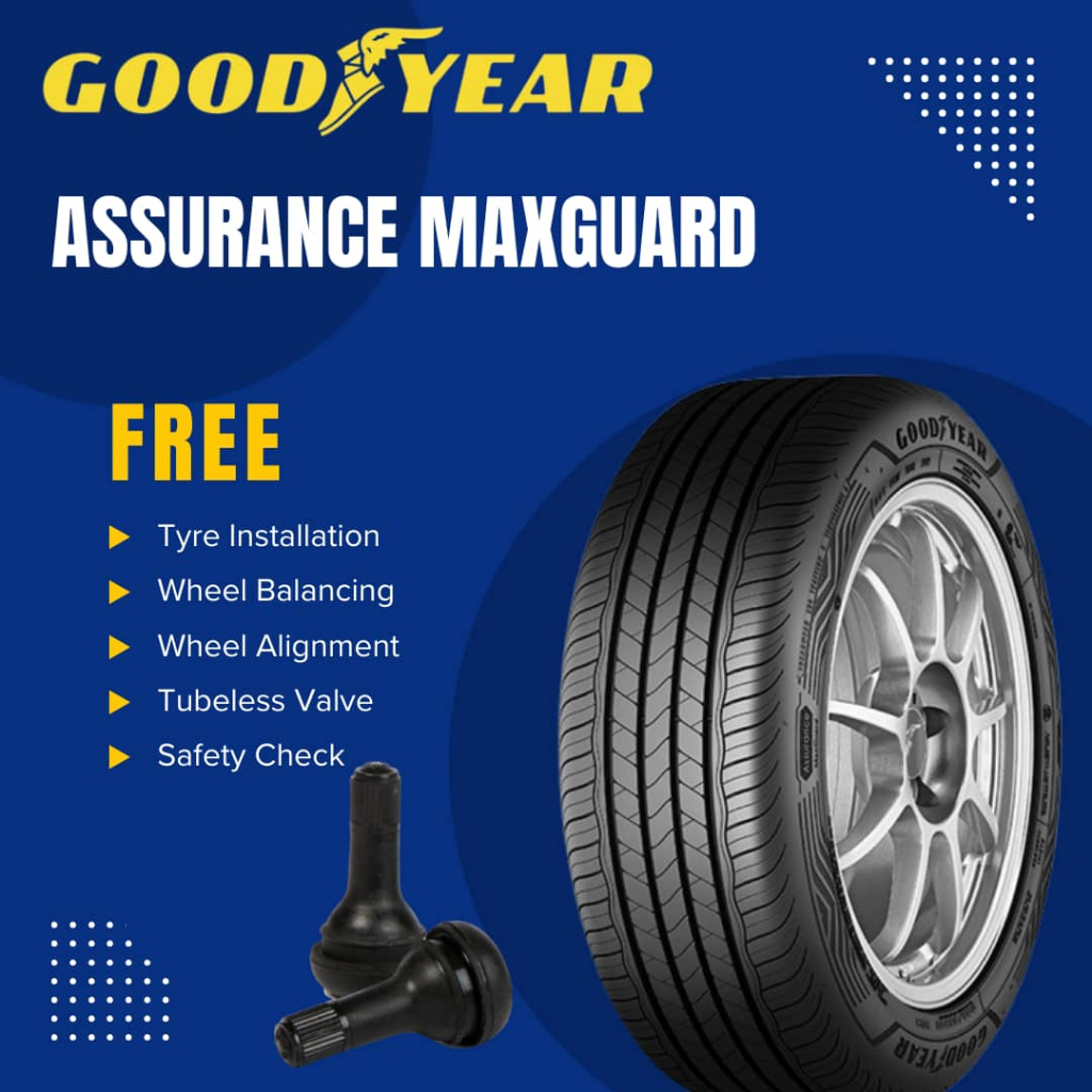 NEW TYRE 205/60R16 ASSURANCE MAXGUARD GOODYEAR (WITH INSTALLATION ...