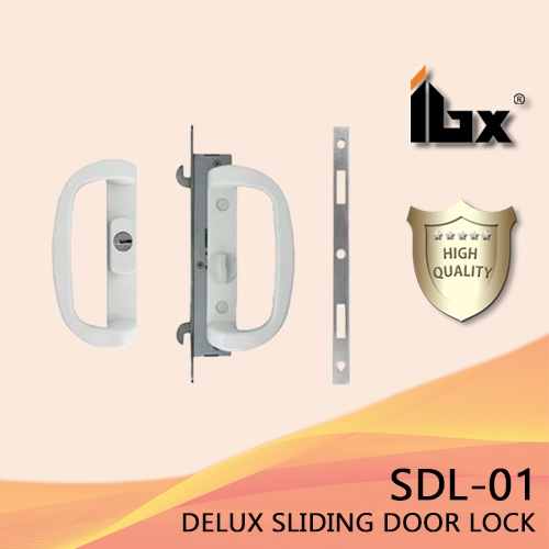 IBX® SDL-01 | DELUX SLIDING DOOR LOCK | THUMBTURN | WITH KEY | SINGLE ...