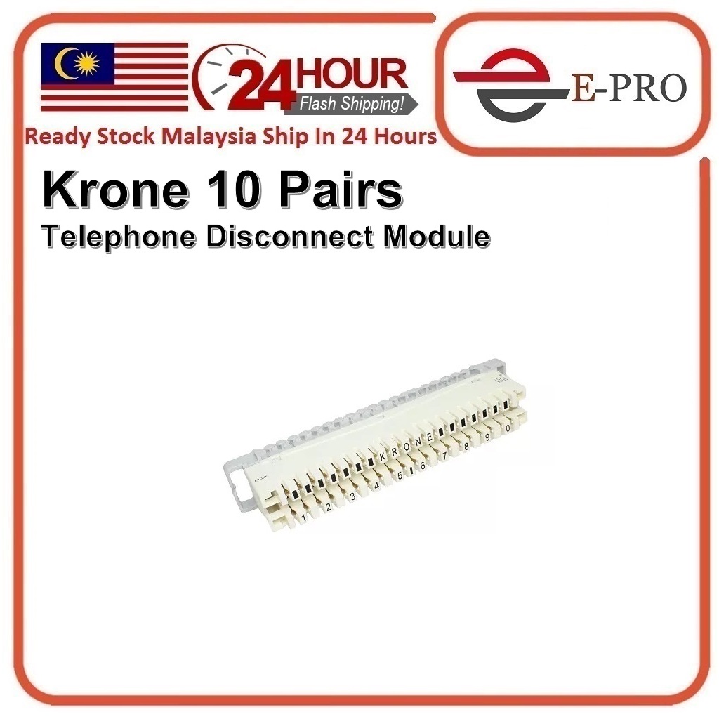 10 Pairs Krone Article telephone Module Spring Snaps into Wiring Module ...