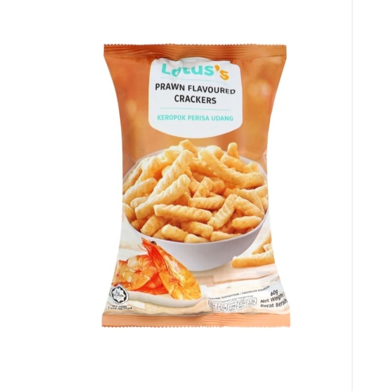 LOTUS Halal Prawn Flavoures Cracker 60g | Shopee Malaysia