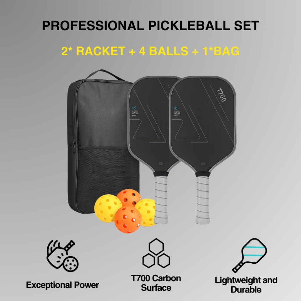 Pickleball Paddles T700 carbon Surface Pickleball Rackets, Pickle Ball ...