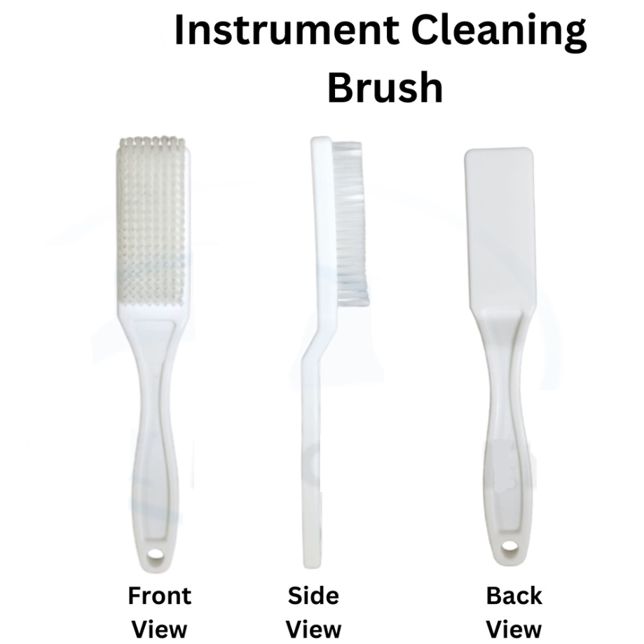 Instrument Cleaning Brush with Nylon Bristle | Medical Grade | White ...