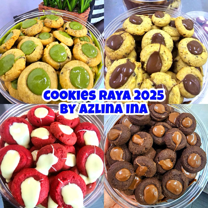 VIRAL KUIH RAYA MELTY COOKIES KUKIS TUMPAH AZLINA INA COOKIES LELEH ...