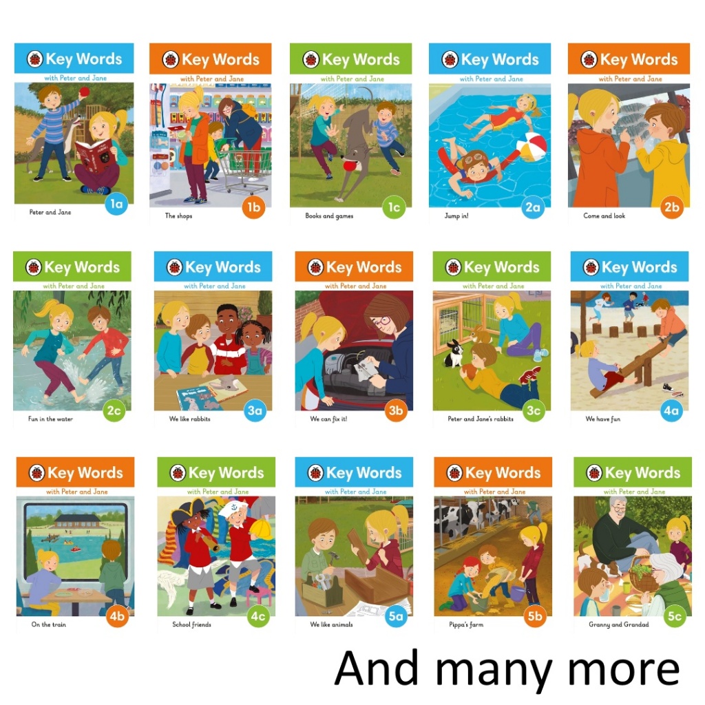 [New] Ladybird Key Words with Peter and Jane book for Preschool Kids ...