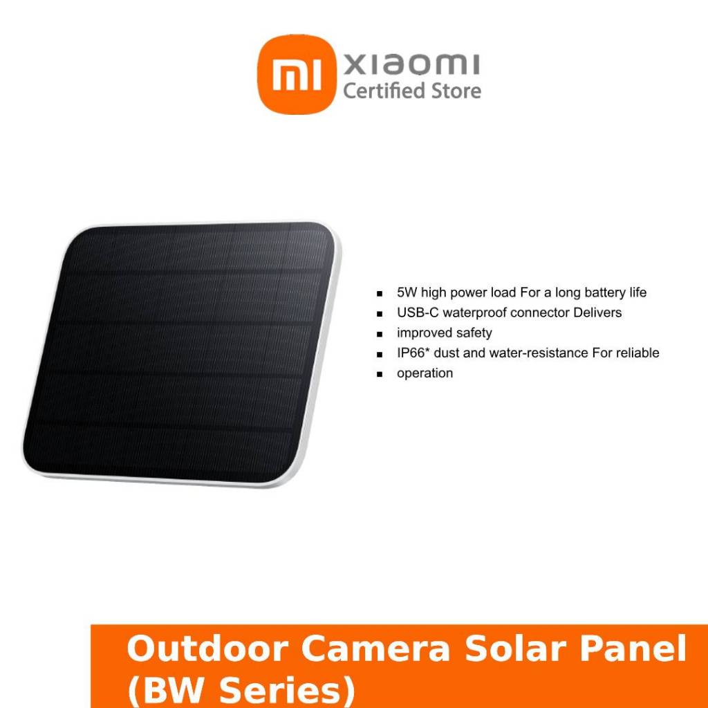 Xiaomi Outdoor Camera Solar Panel (BW Series) | 5W high power load ...