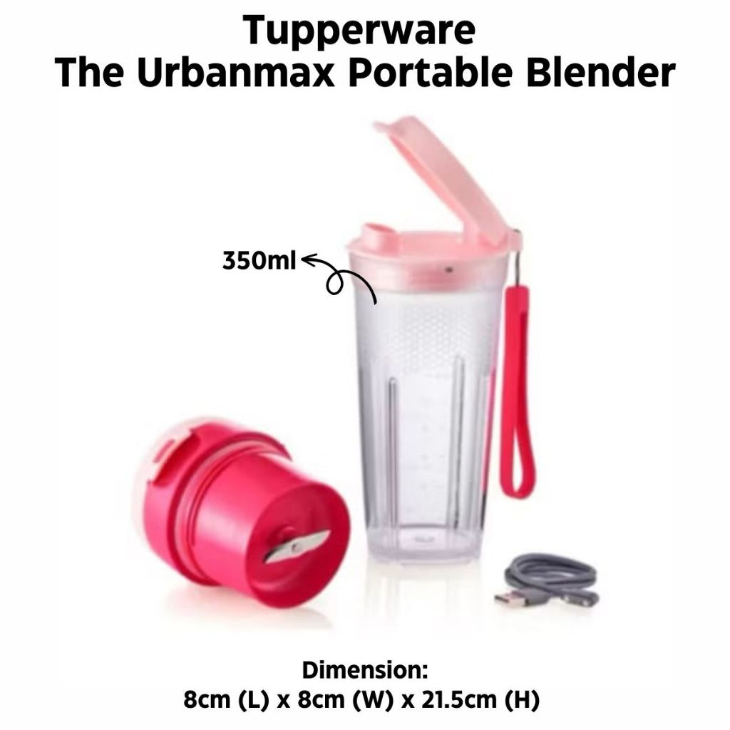 Tupperware The Urbanmax Portable Blender (1 Set) | Shopee Malaysia