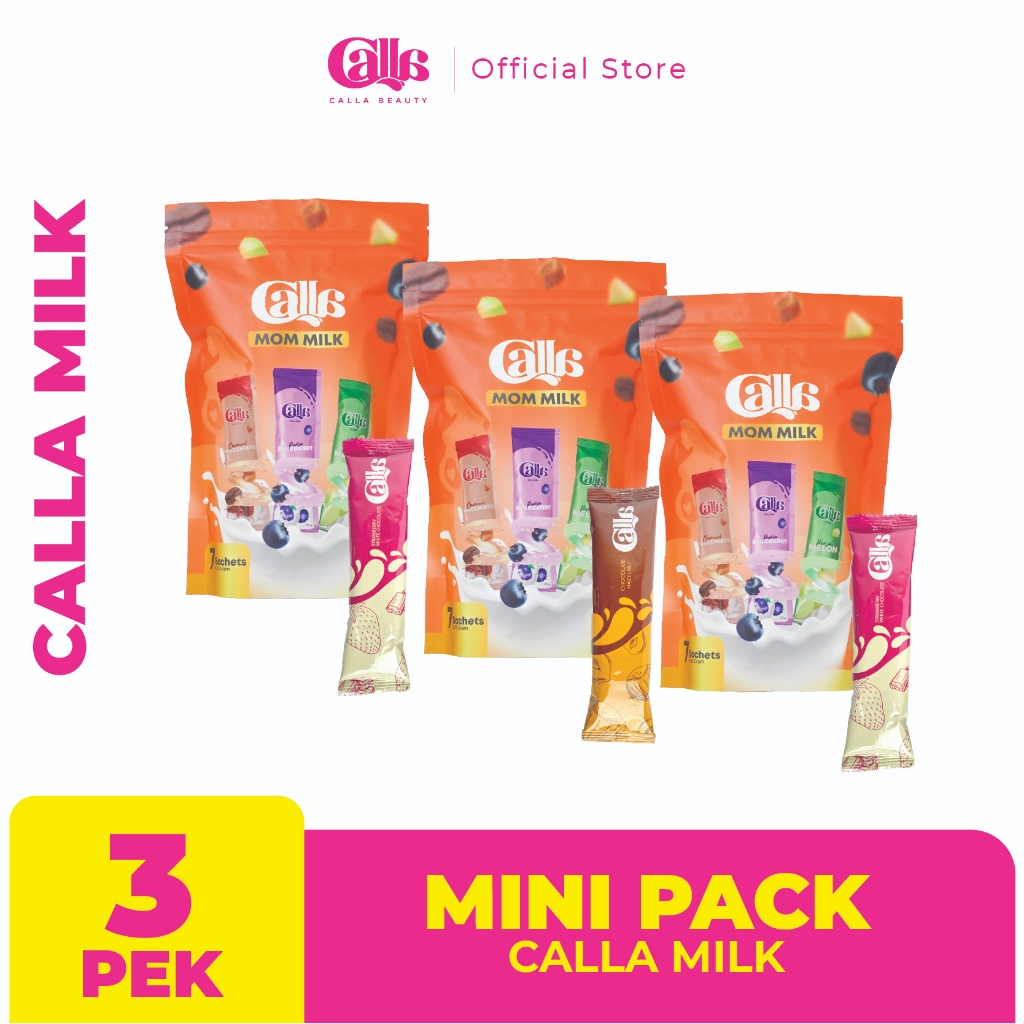 3 PERISA CALLA MILK Mix Flavour | 3 Pouch Susu Kambing Berperisa 3 ...