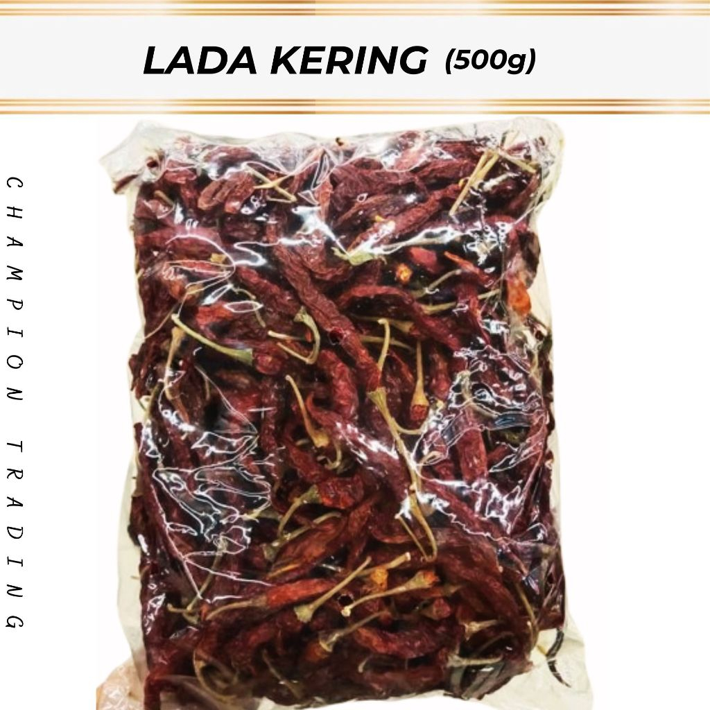 LADA KERING 500g/1kg - CILI KERITING DRIED CHILI | Shopee Malaysia