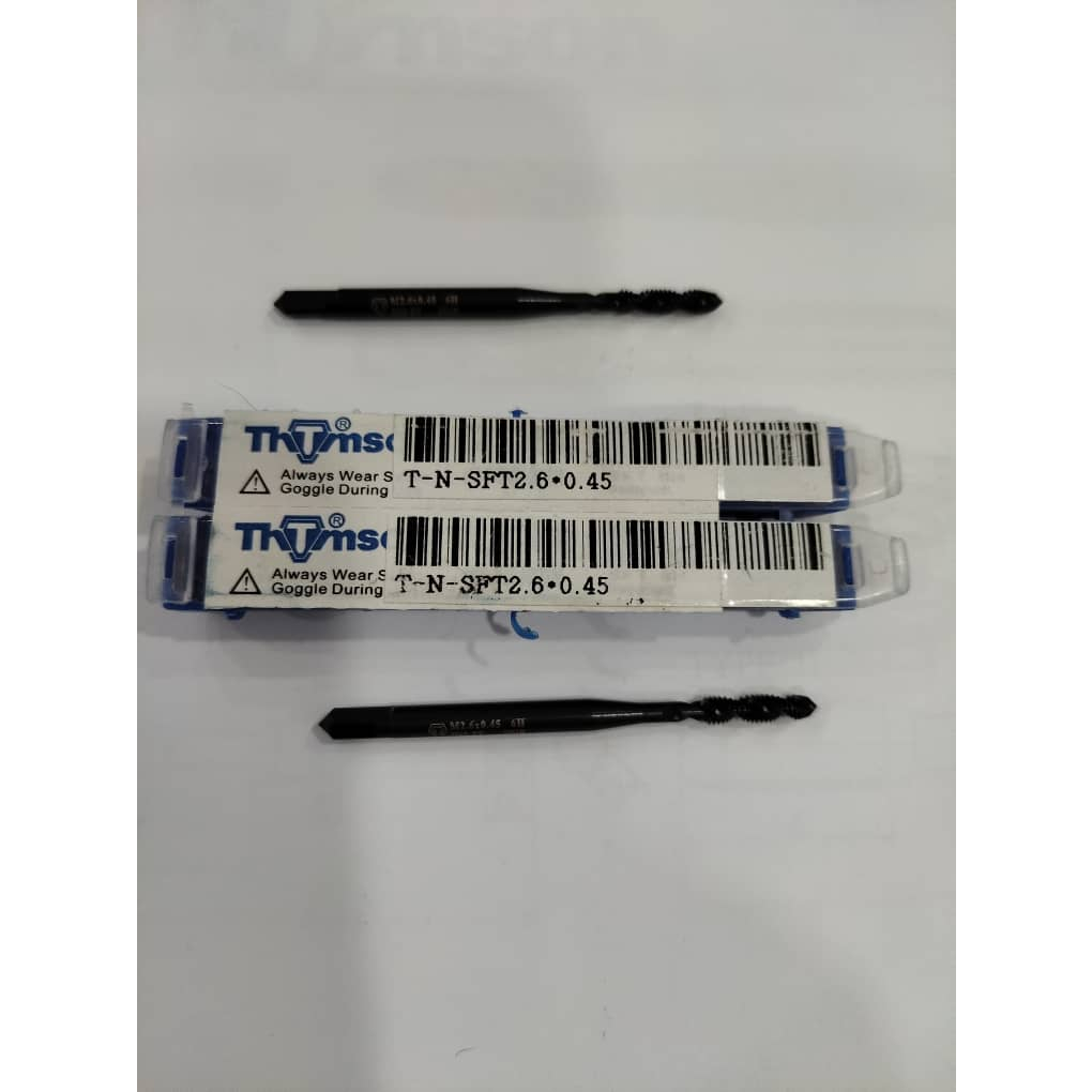 THOMSON J301N SPIRAL FLUTED TAPS - T-N-SFT2.6*0.45 (BLACK) | Shopee ...