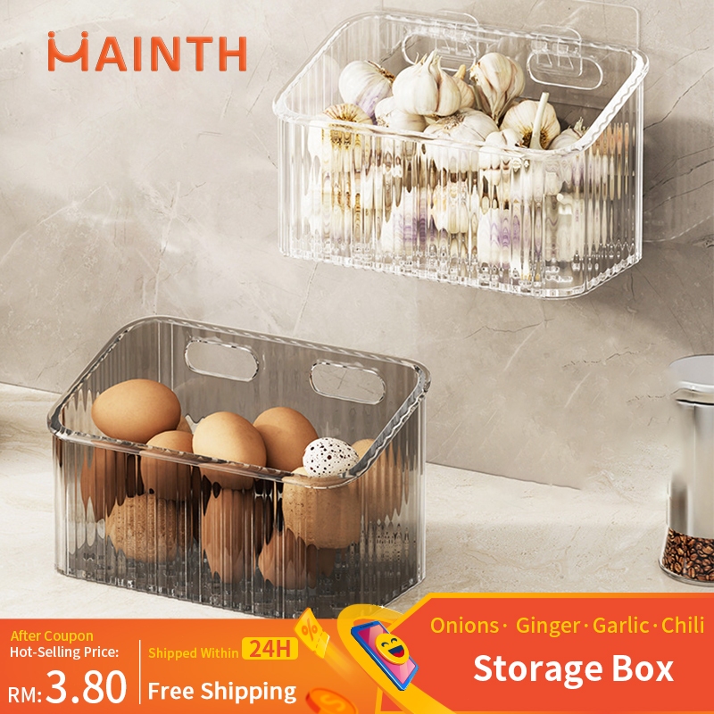 Kitchen Ginger Garlic Rack Organizer Seasoning Bottles Shelf Onion ...