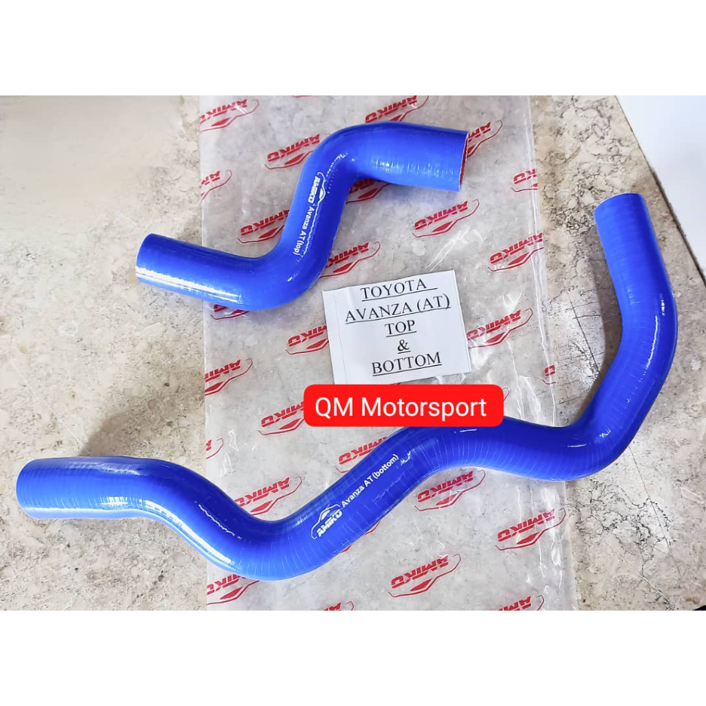 [AMIKO SILICONE] TOYOTA AVANZA F601 F602 TOP & BOTTOM RADIATOR HOSE ...