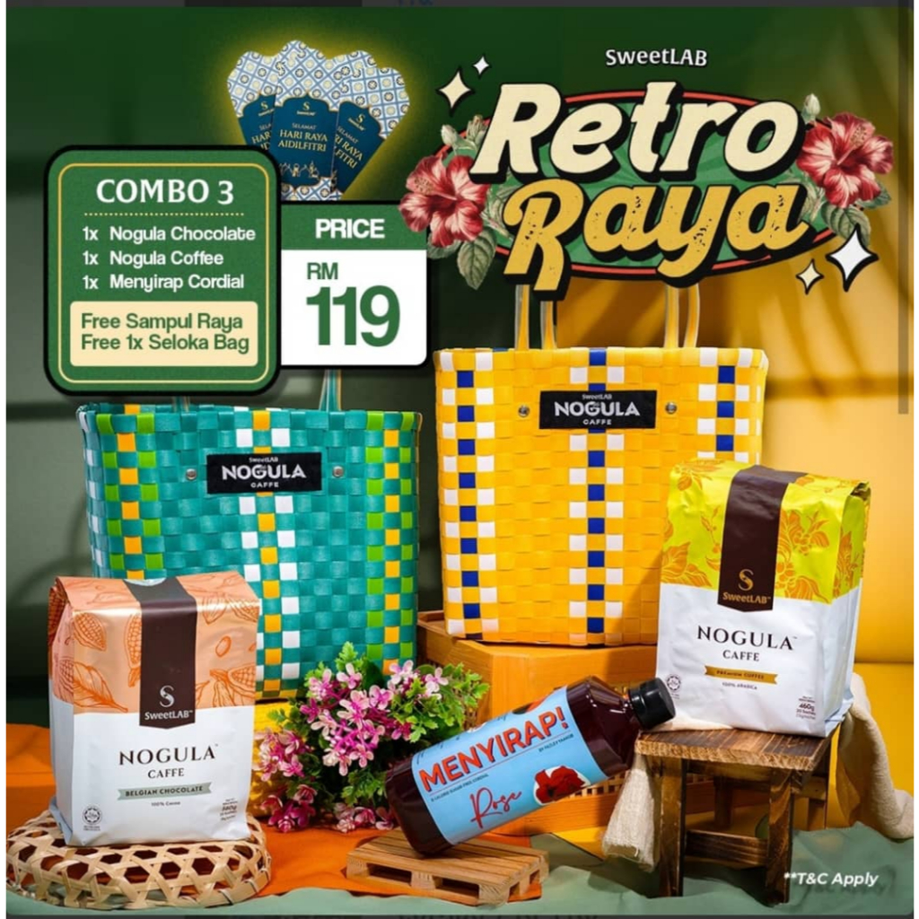 SweetLAB Retro Raya Special Combo [Nogula Coffee, Nogula Chocolate ...