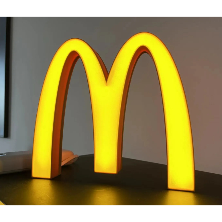 McDonald's logo USB LED light (Golden Arches) | Shopee Malaysia