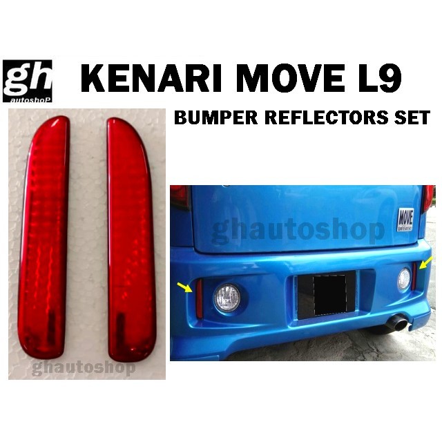 PERODUA KENARI MOVE L9 bumper reflectors set (2pcs) | Shopee Malaysia