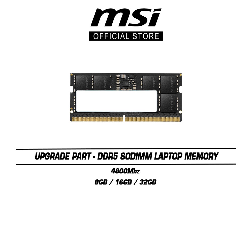 Component for Upgrade Laptop RAM (DDR5/4800Mhz) | Shopee Malaysia