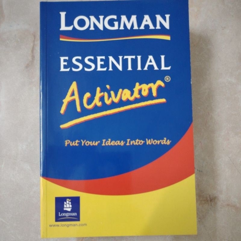 LONGMAN ESSENTIAL ACTIVATOR PUT YOUR IDEAS INTO WORDS | Shopee Malaysia