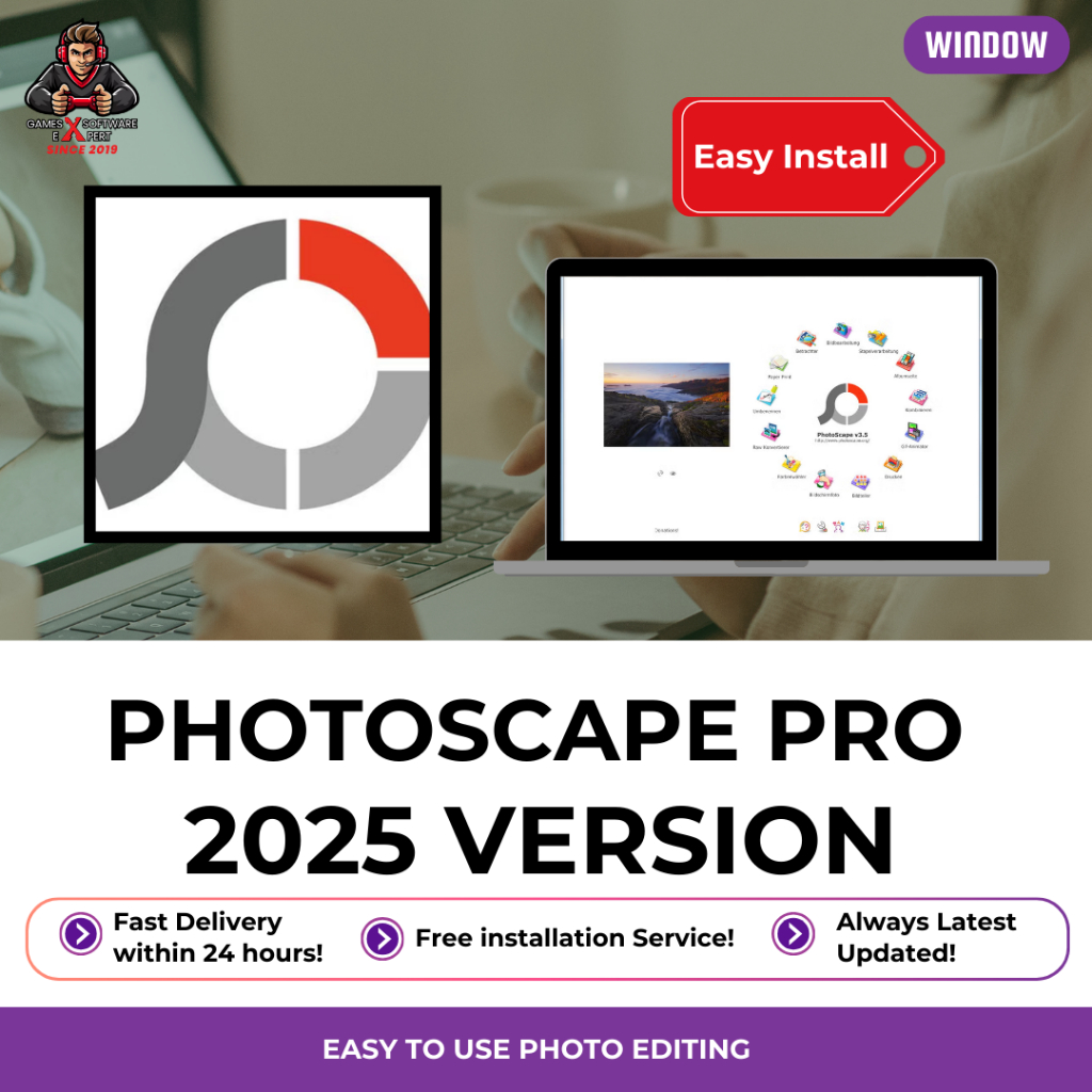 Photoscape Pro 2025 Photo Editing Full Version | Shopee Malaysia