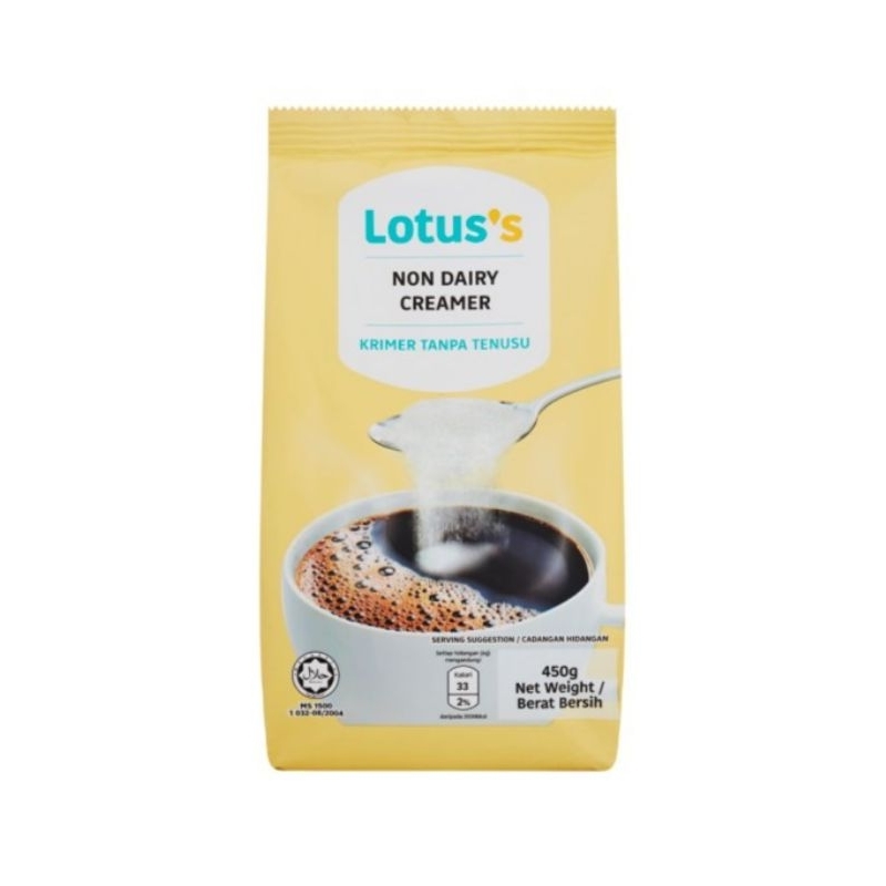 LOTUS Halal NON -Dairy Creamer |Krimer Tanpa Tenusu 450g | Shopee Malaysia