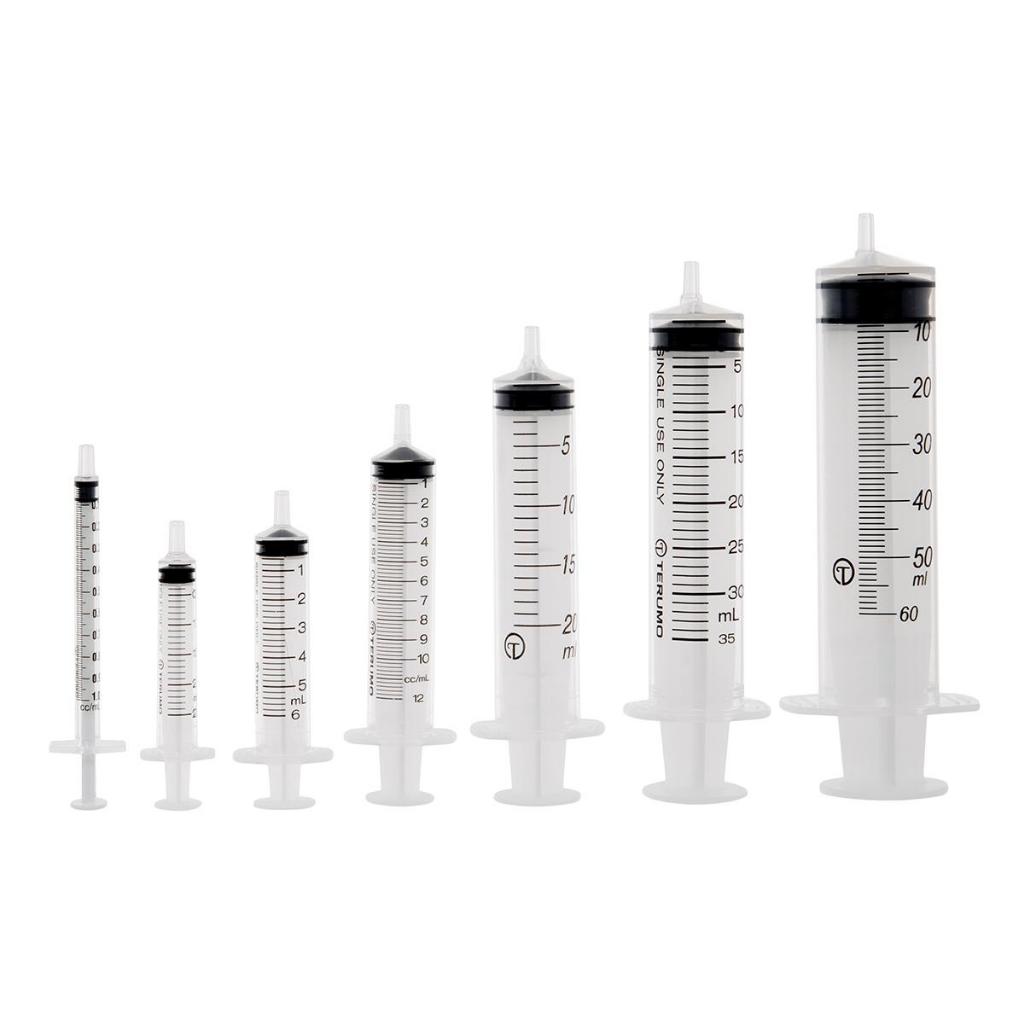 TERUMO SYRINGE FOR ORAL/ENTERAL/ RYLES TUBE FEEDING USE 1ml/3ml/5ml ...