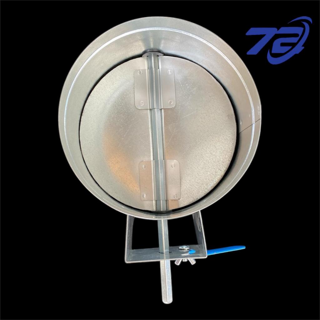 Round Volume Control Damper (Galvanized Iron) Valve with Manual Handle ...