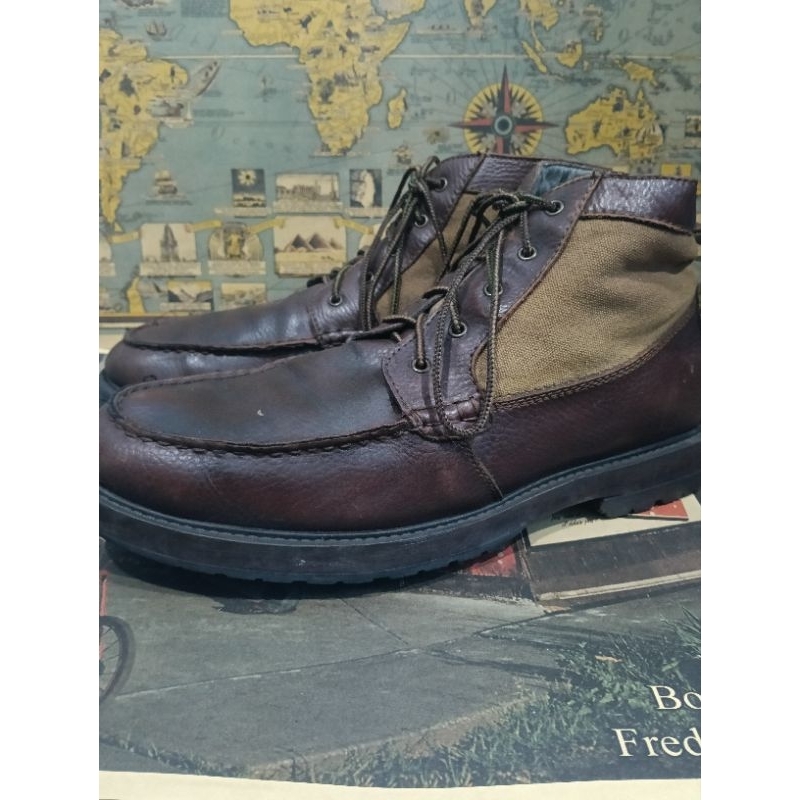 10.5uk Bass boots Original leather | Shopee Malaysia