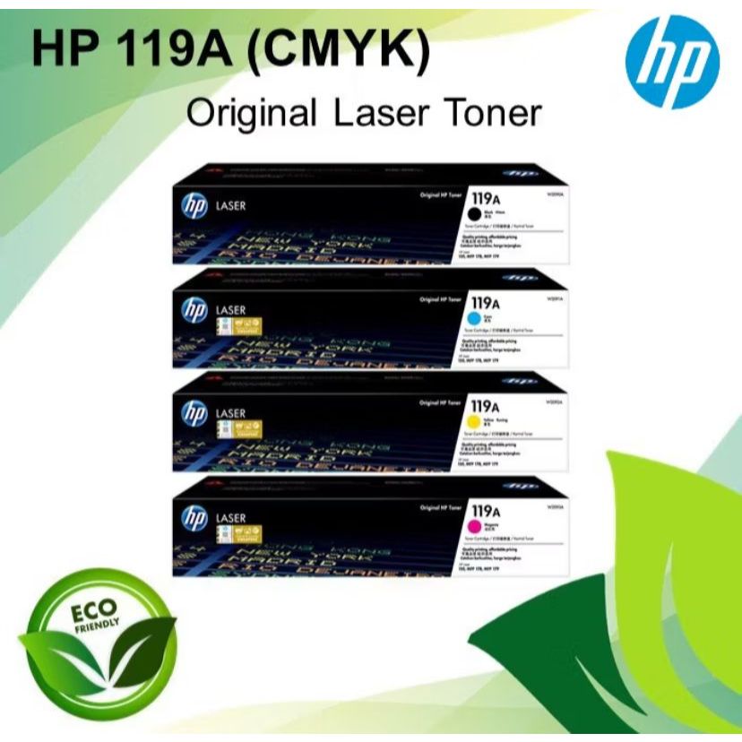 [Special Voucher Deal] HP 119A TONER BLACK CYAN MAGENTA YELLOW | Shopee ...
