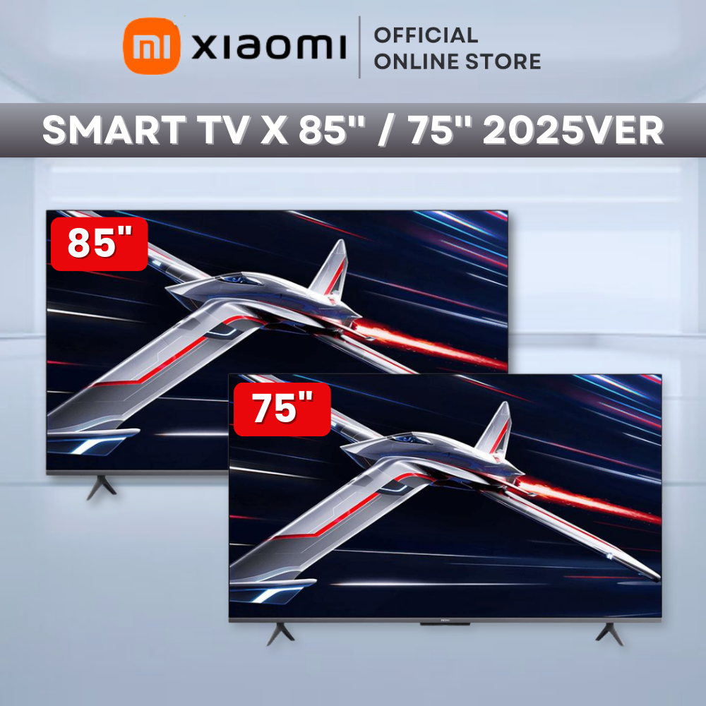 Xiaomi Redmi Smart TV X Series 2025 (85"/75"/65") – 4K UHD Smart TV ...
