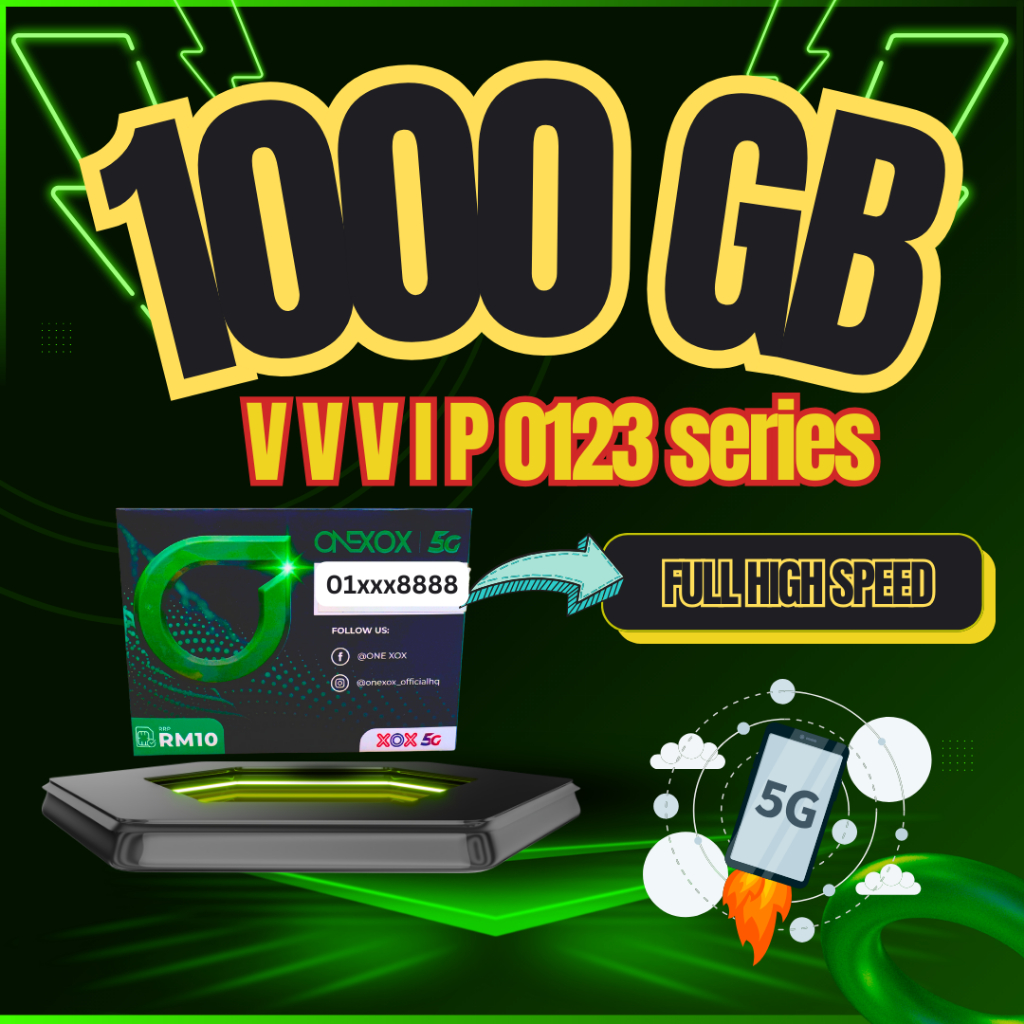 ONEXOX 1000GB DATA PLAN🔥🔥🔥VVVIP NOMBOR🔥🔥🔥1000GB🔥🔥🔥DUA TAHUN KONTRACK🔥🔥🔥 ...