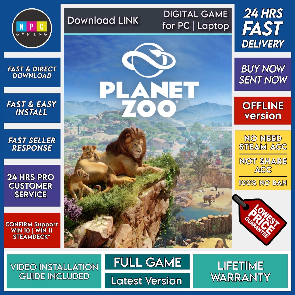 [PC Game] Planet Zoo Deluxe Edition (v1.2.5 + All DLCs) - Offline [Fast ...